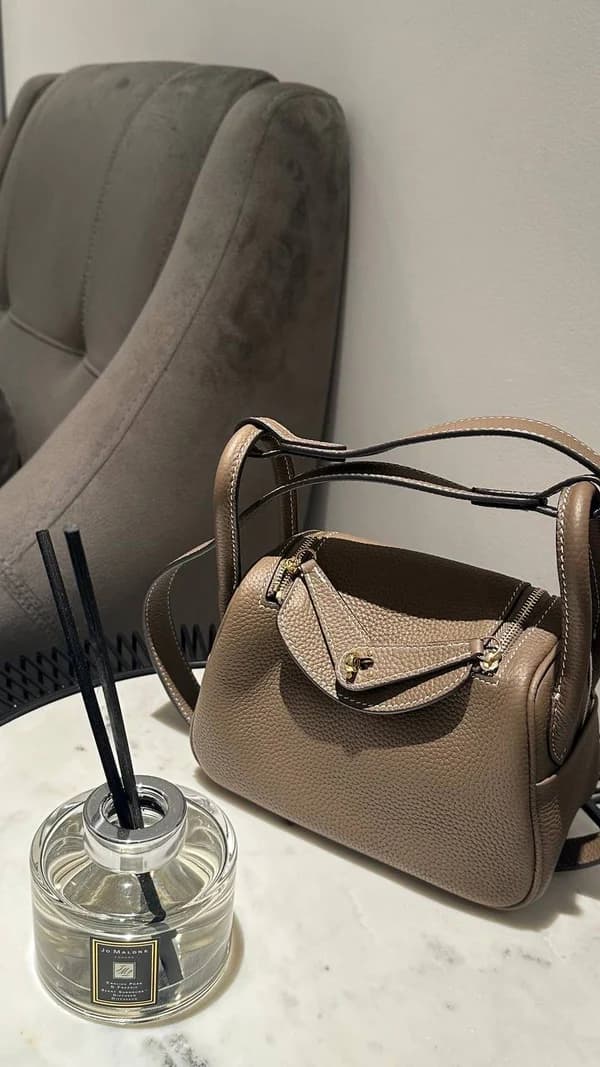 Hermes Lindy Bag - Khaki