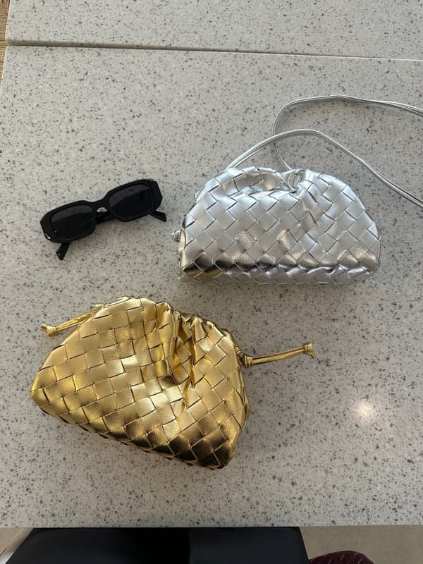 Bottega Intrecciato Bag - Silver