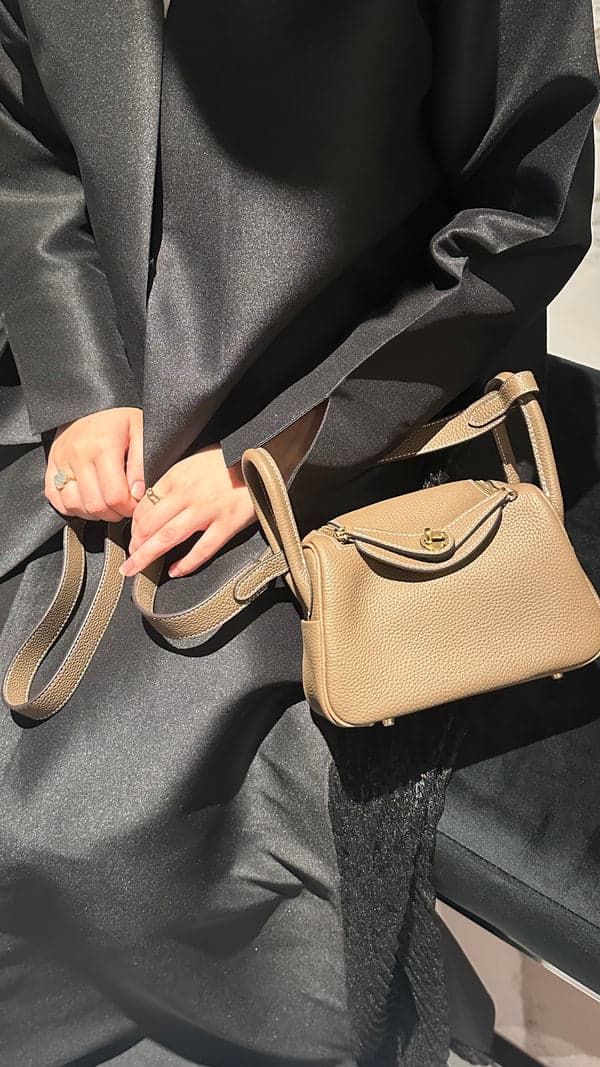 Hermes Lindy Bag - Etoupe
