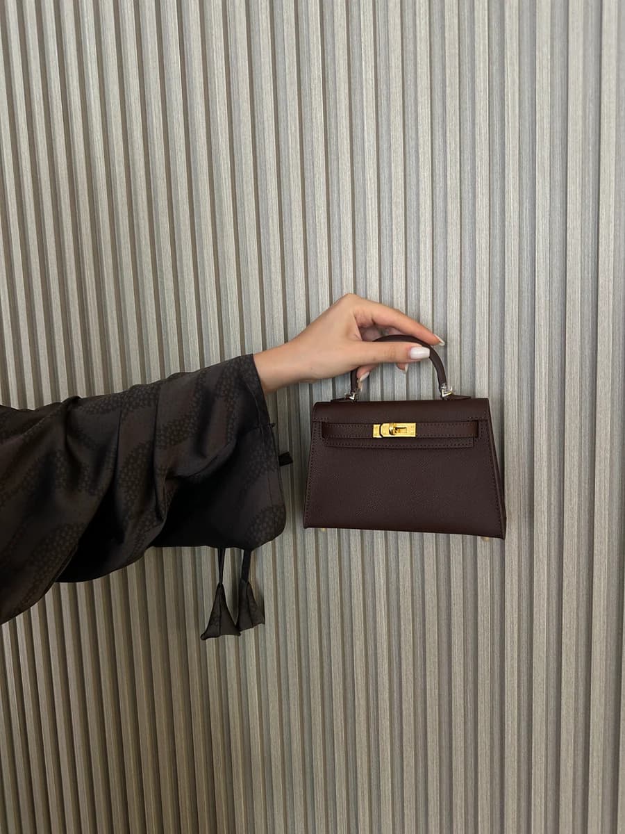 Hermes Mini Bag - Burgundy