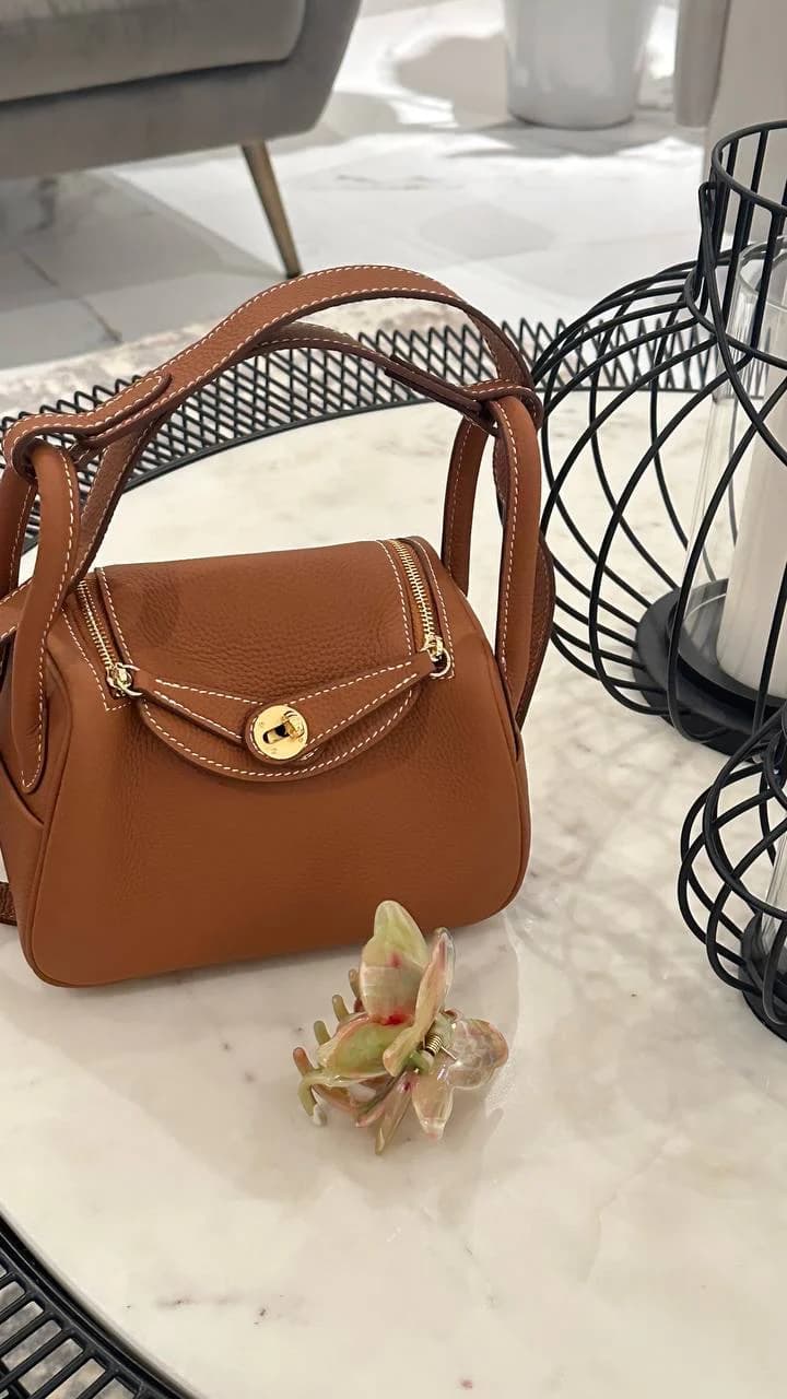 Hermes Lindy Bag - Brown