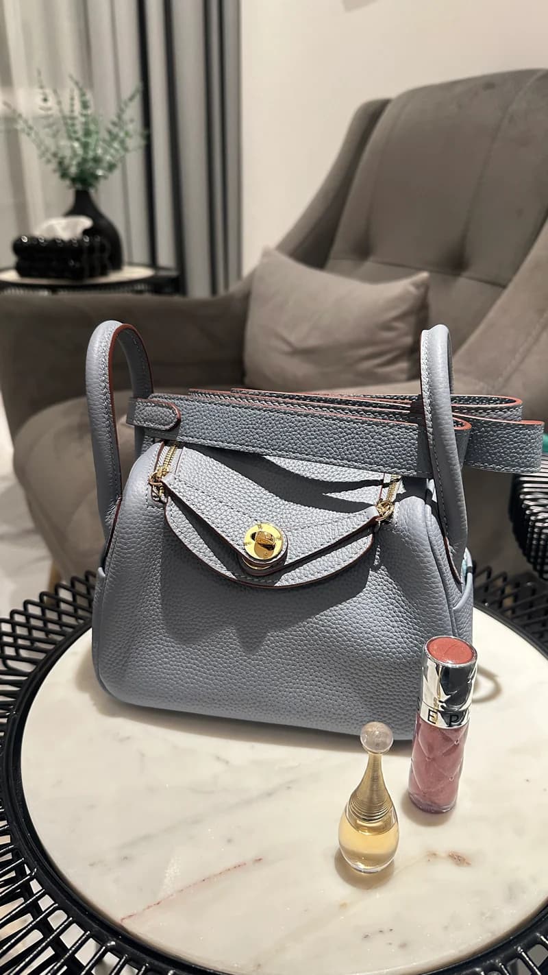 Hermes Lindy Bag - Light Blue