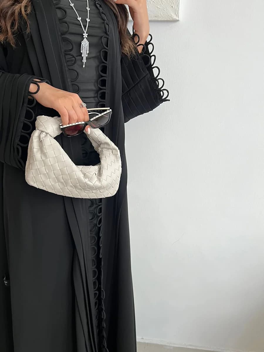 Teen Intrecciato Bag Off White