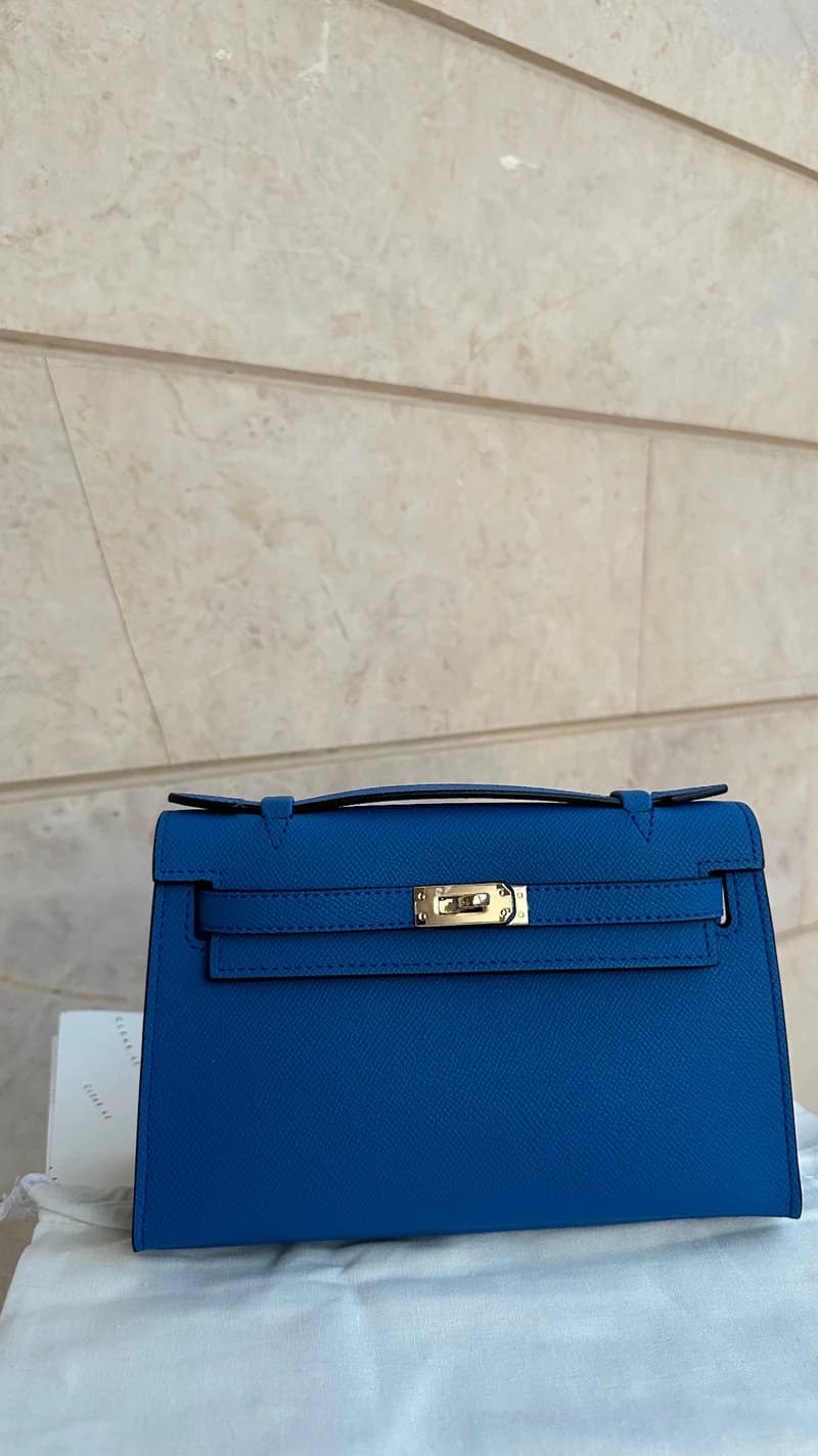 Kelly Cut Bag Blue