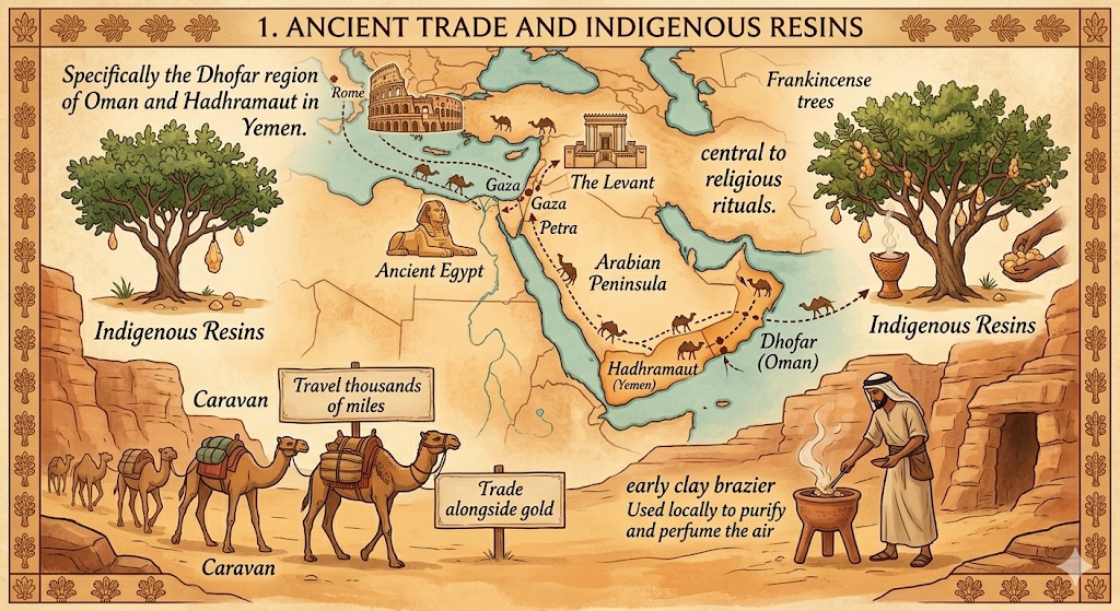 تاريخ موجز للبخور الخليجي